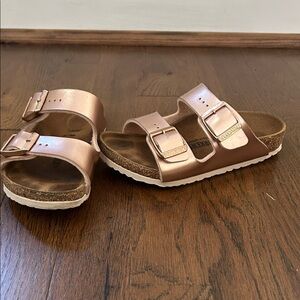 Birkenstock Kids Rose Gold Sandals